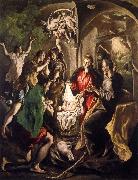 El Greco The Adoratin of the Shepherds painting